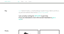 Desktop Screenshot of gabrielcredico.de